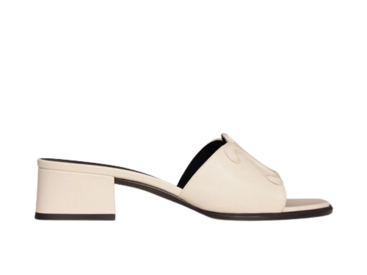 CELINE｜MULES (CLEMENCE MULE IN LAMBSKIN AND PATENT CALF CELINE CLEMENCE MULE IN LAMBSKIN AND PATENT CALFSKIN - | CELINE