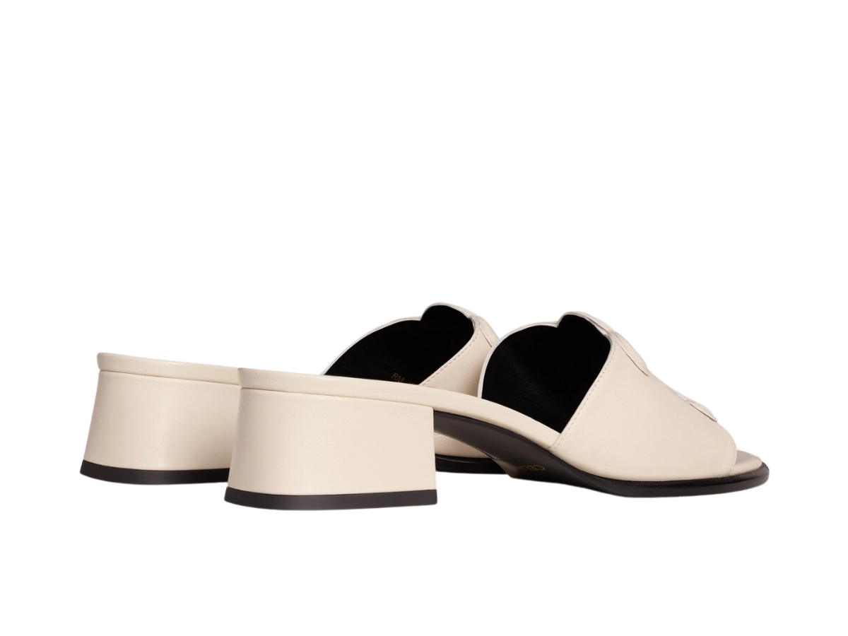 CELINE｜MULES (CLEMENCE MULE IN LAMBSKIN AND PATENT CALF CELINE CLEMENCE MULE IN LAMBSKIN AND PATENT CALFSKIN - BLUSH