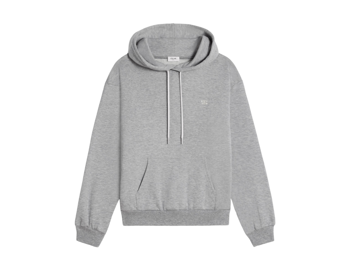 【CELINE】TRIOMPHE HOODED Celine 2020 Velour Triomphe Hoodie – Justin Reed