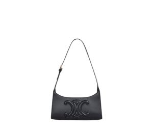 Buy Celine Cuir Triomphe Shoulder Bag With Thin Strap In Smooth Calfskin Black at Sasom – Authentic and Ready to Ship