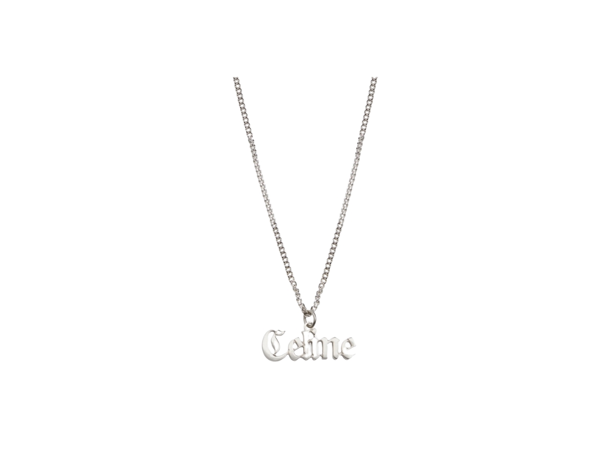 https://d2cva83hdk3bwc.cloudfront.net/celine-gothic-logo-necklace-in-silver-1.jpg