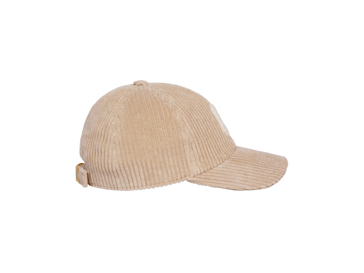Buy Celine Initial Baseball Cap In Corduroy Beige | SASOM