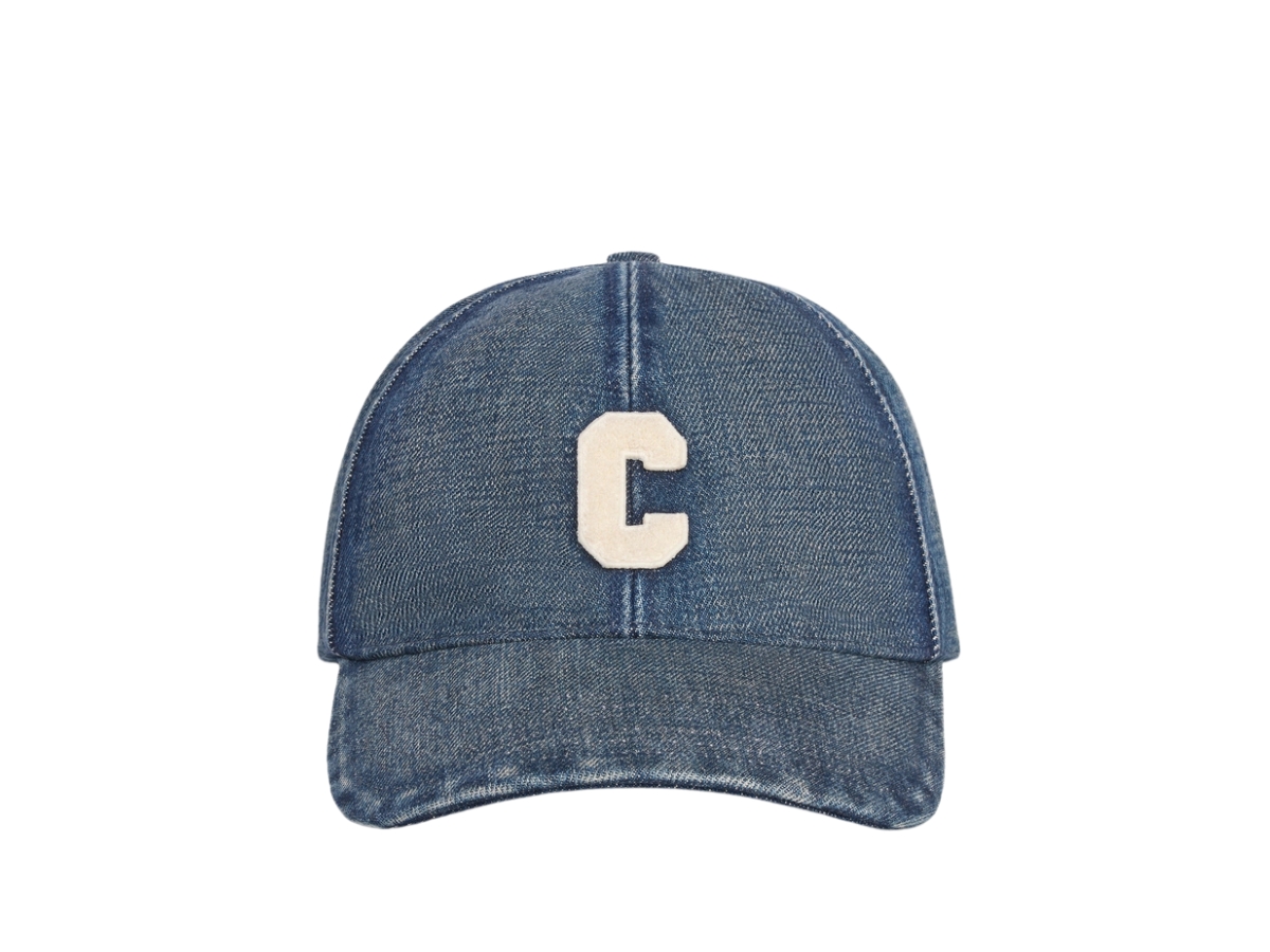 Union wash Celine cap TRIOMPHE BASEBALL CAP IN DENIM UNION WASH - DARK UNION WASH  main image 3