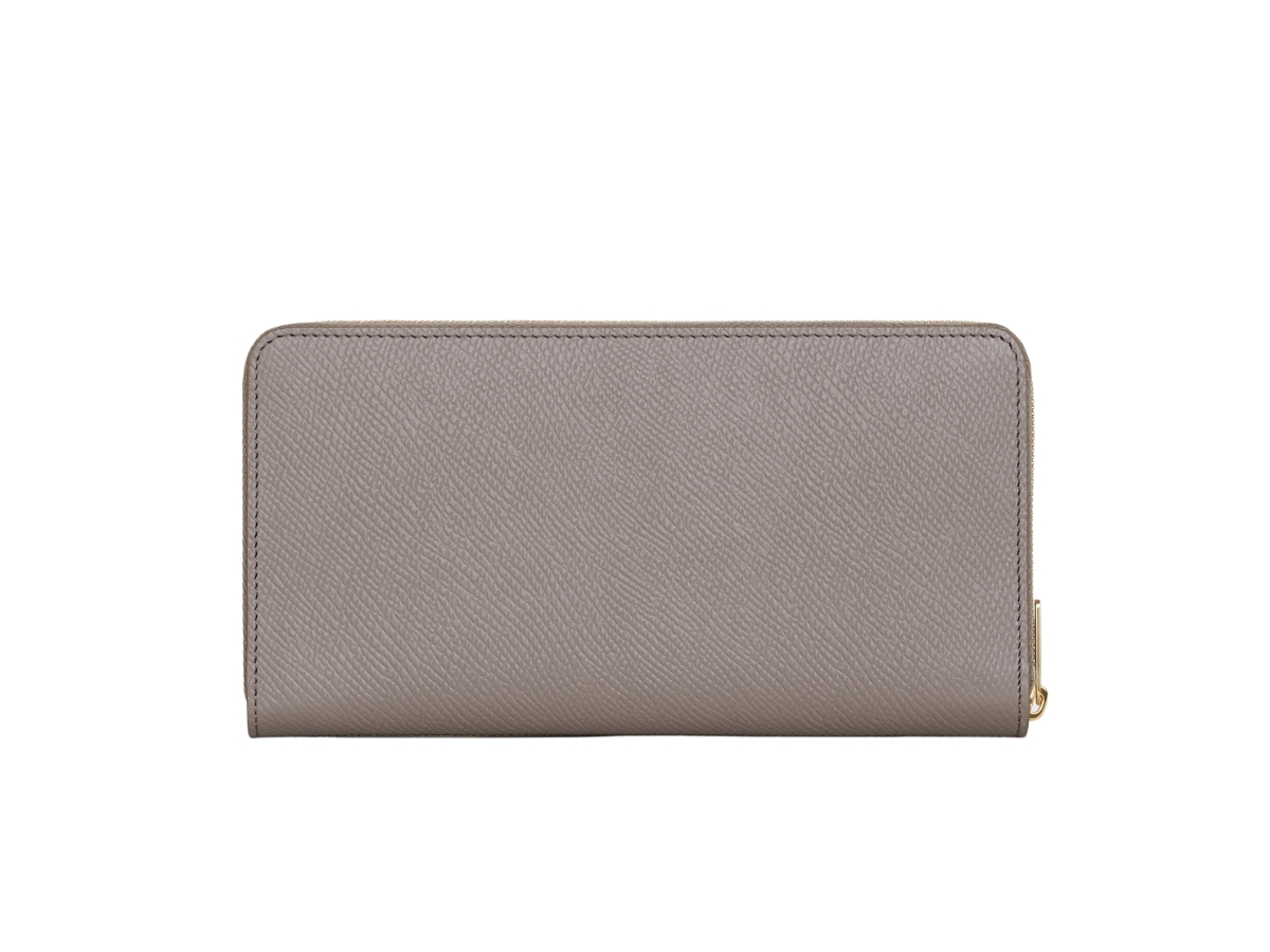 SASOM กระเป๋า Celine Large Zipped Wallet In Grained Calfskin With