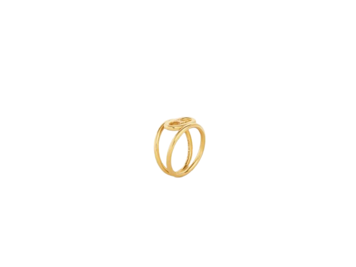 SASOM | accessories Celine Maillon Triomphe Bold Ring In Brass with Gold  Finish Check the latest price now!