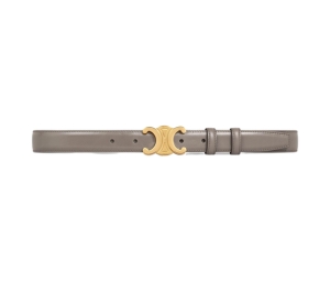 CELINE｜ (ELEGANT CHARM BELT IN TAURILLON LEATHER (45BBQ ELEGANT CHARM BELT 18MM in Taurillon Leather - BLACK | CELINE