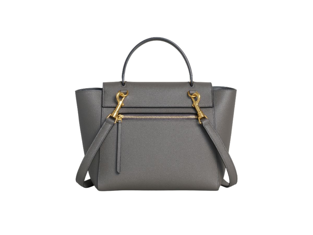 SASOM bags Celine Micro Belt Bag In Grained Calfskin With Gold