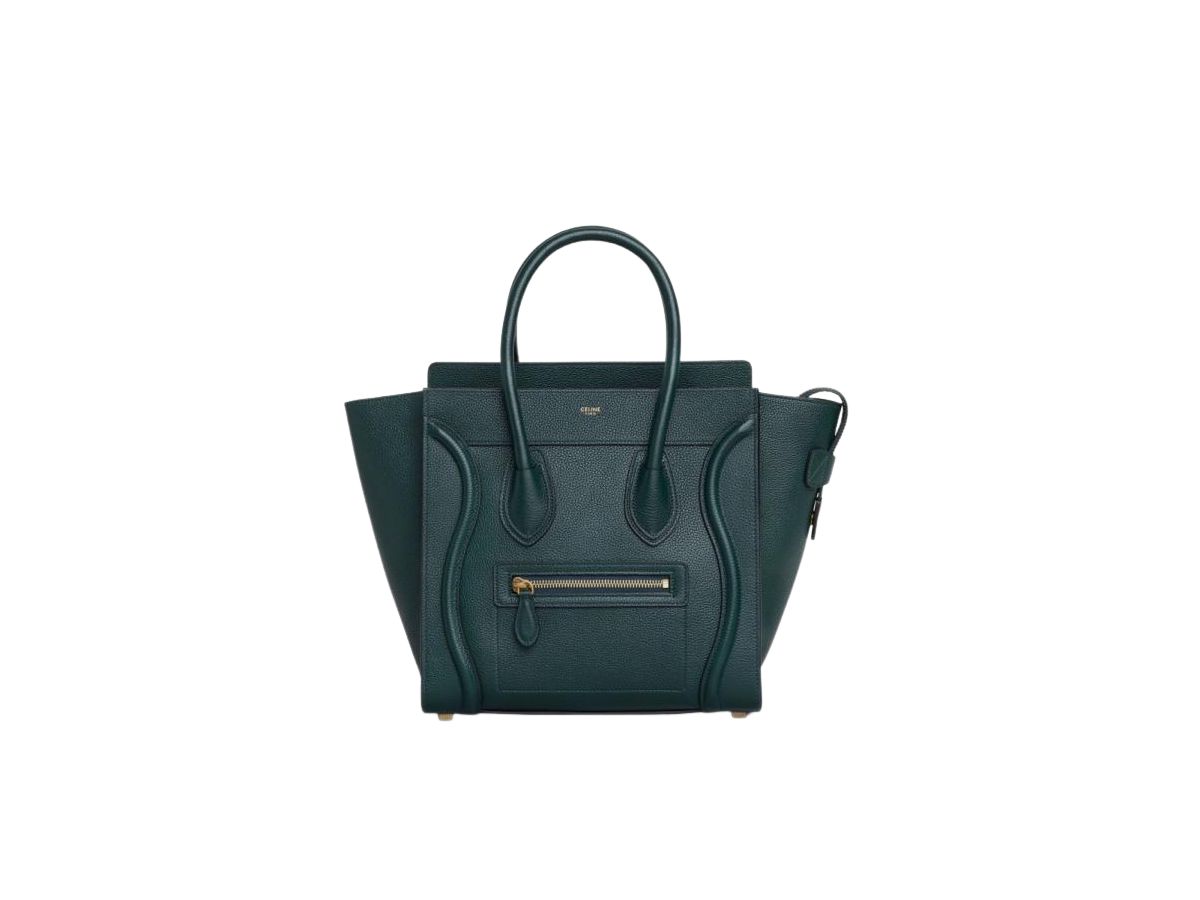 SASOM bags Celine Micro Luggage Handbag In Smooth Calfskin