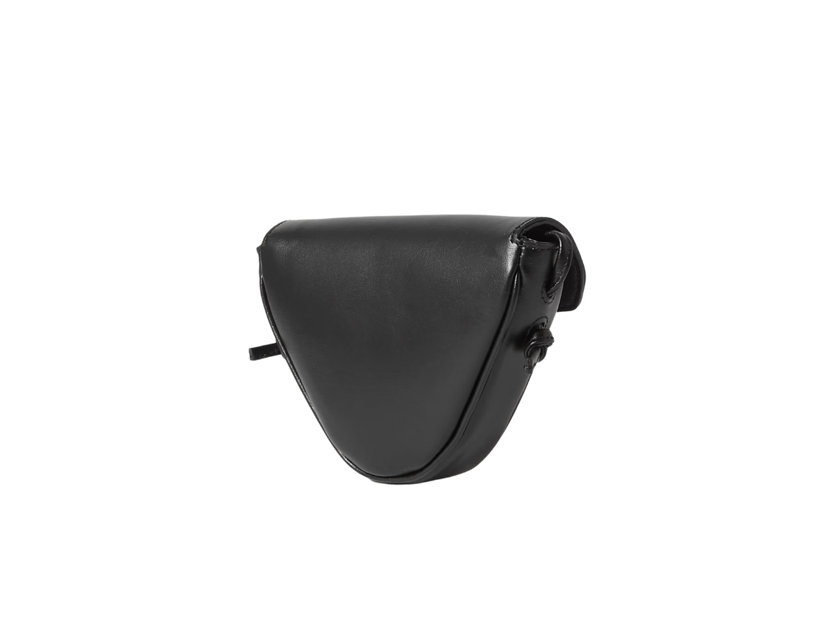 ☆【CELINE】☆Mini Triangle Smooth Calfskin Print Blac.k☆ Celine Mini Triangle Bag In Smooth Calfskin With Celine