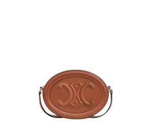 Buy Celine Oval Bag Cuir Triomphe In Smooth Calfskin With Gold Finishing Tan at Sasom – Authentic and Ready to Ship
