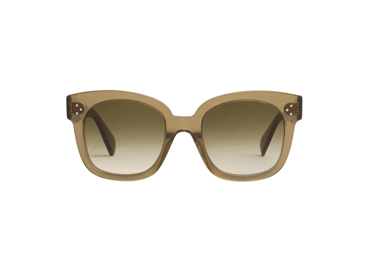 EUC Celine Oversized S002 Sunglasses in Acetate - Transparent Khaki CELINE Oversized S002 Sunglasses in Acetate | REVERSIBLE main image 3
