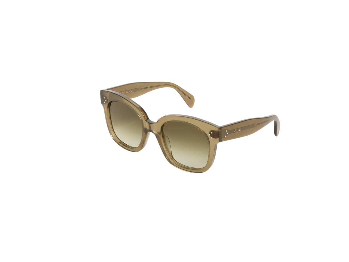 EUC Celine Oversized S002 Sunglasses in Acetate - Transparent Khaki CELINE Oversized S002 Sunglasses in Acetate | REVERSIBLE main image 2