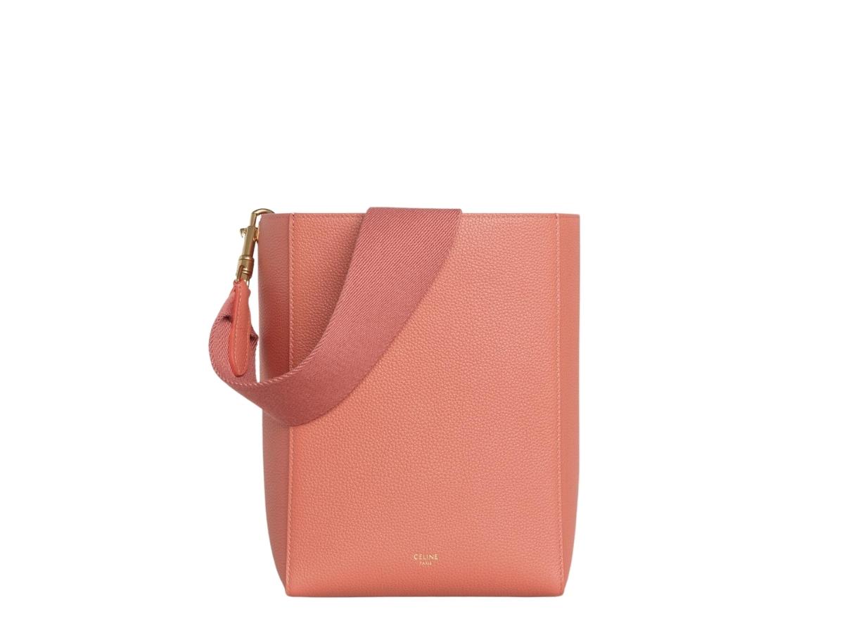 SASOM bags Celine Sangle Small Bucket Bag In Soft Grained