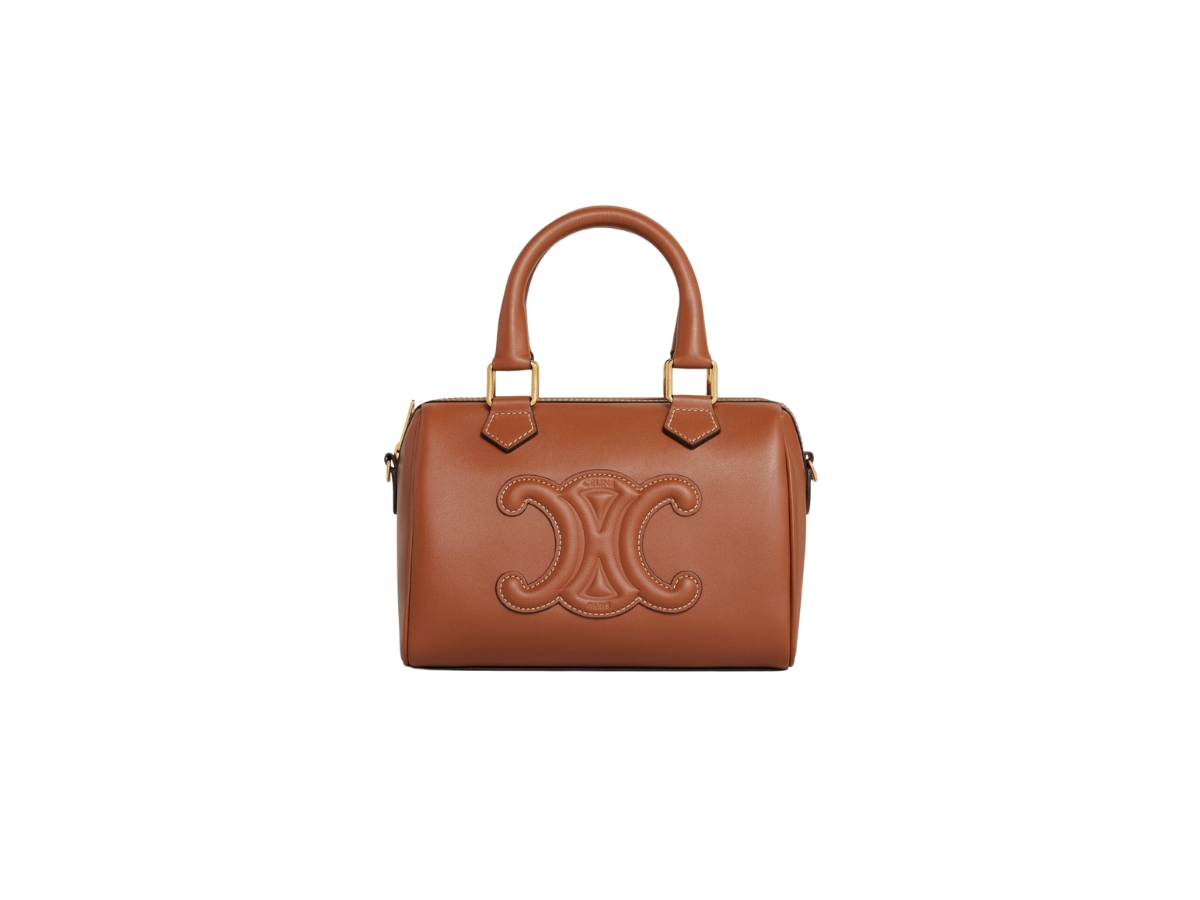 Celine Small Boston Cuir Triomphe In Smooth Calfskin With
