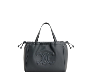 Buy Celine Small Cabas Drawstring Cuir Triomphe In Smooth Calfskin Slate Grey at Sasom – Authentic and Ready to Ship