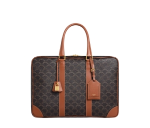 Buy Celine Soft Luggage 45 In Triomphe Canvas And Calfskin With Gold Finishing Hardware Tan at Sasom – Authentic and Ready to Ship