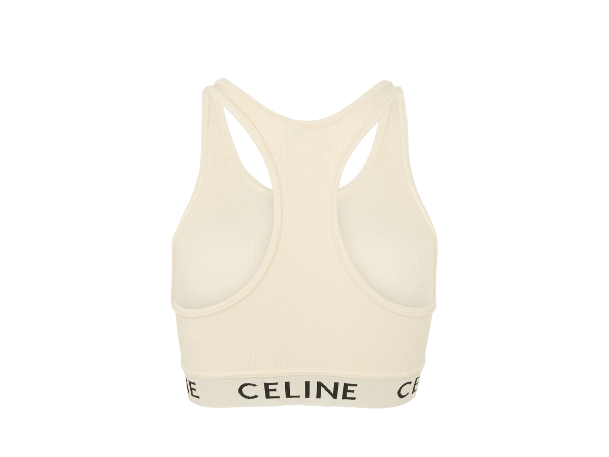 CELINE Striped Mesh Sports Bra, Women's Fashion, Tops, Other Tops on  Carousell
