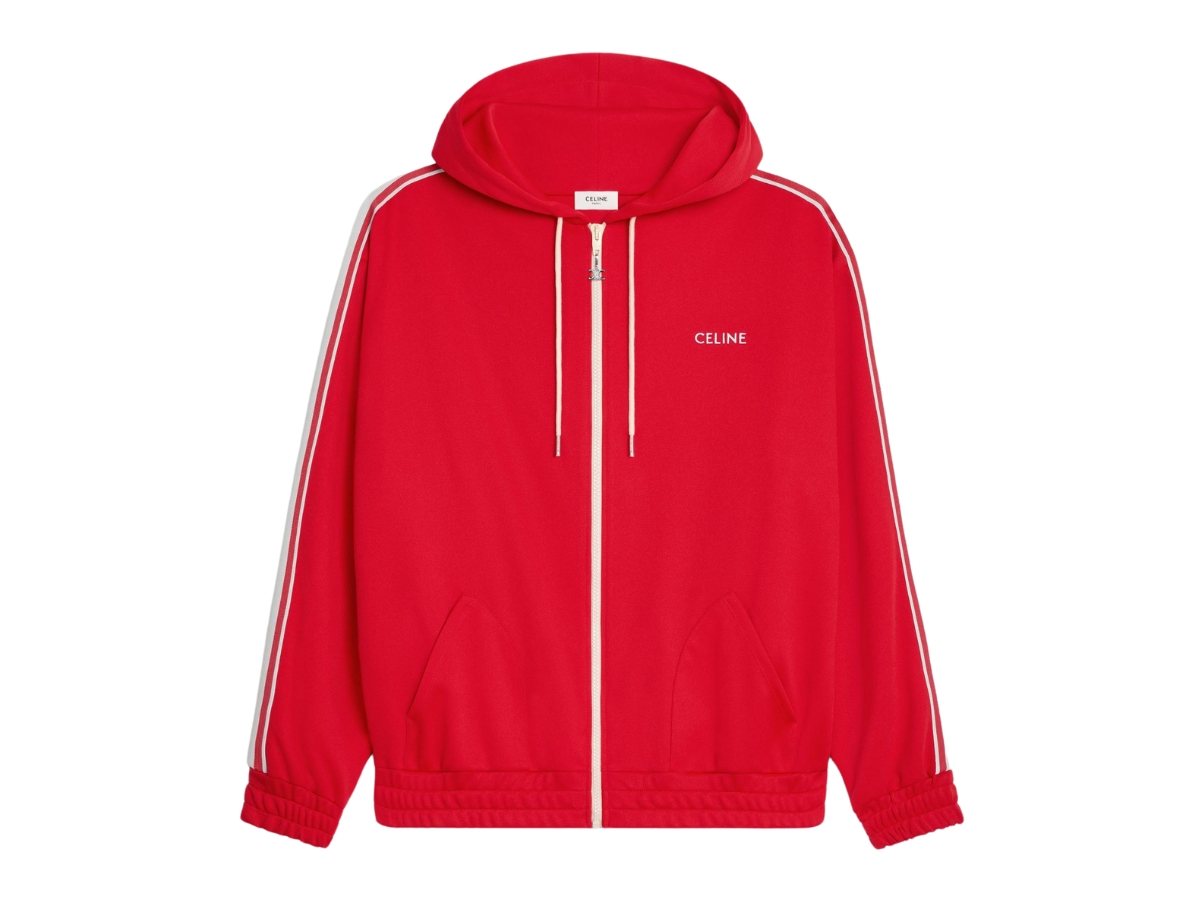 【日本入手困難】CELINE LOOSE JACKET IN JERSEY FLEECE CELINE LOOSE JACKET IN JERSEY FLEECE - BEIGE/BLACK/ECRU | CELINE