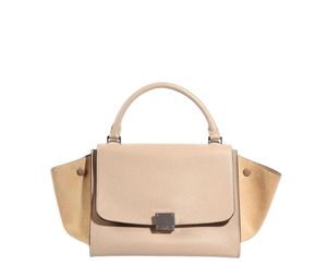 Buy Celine Trapeze Small Smooth Leather Dune Silver Hardware at Sasom – Authentic and Ready to Ship