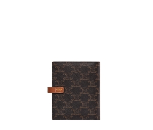 Buy Celine Travel Kit In Triomphe Canvas And Calfskin With Gold Finishing Hardware Tan at Sasom – Authentic and Ready to Ship