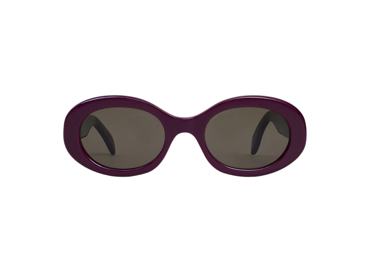 Celine purple  Triomphe 01 Sunglasses in Acetate Celine Triomphe 01 Sunglasses In Acetate Aubergine main image 2