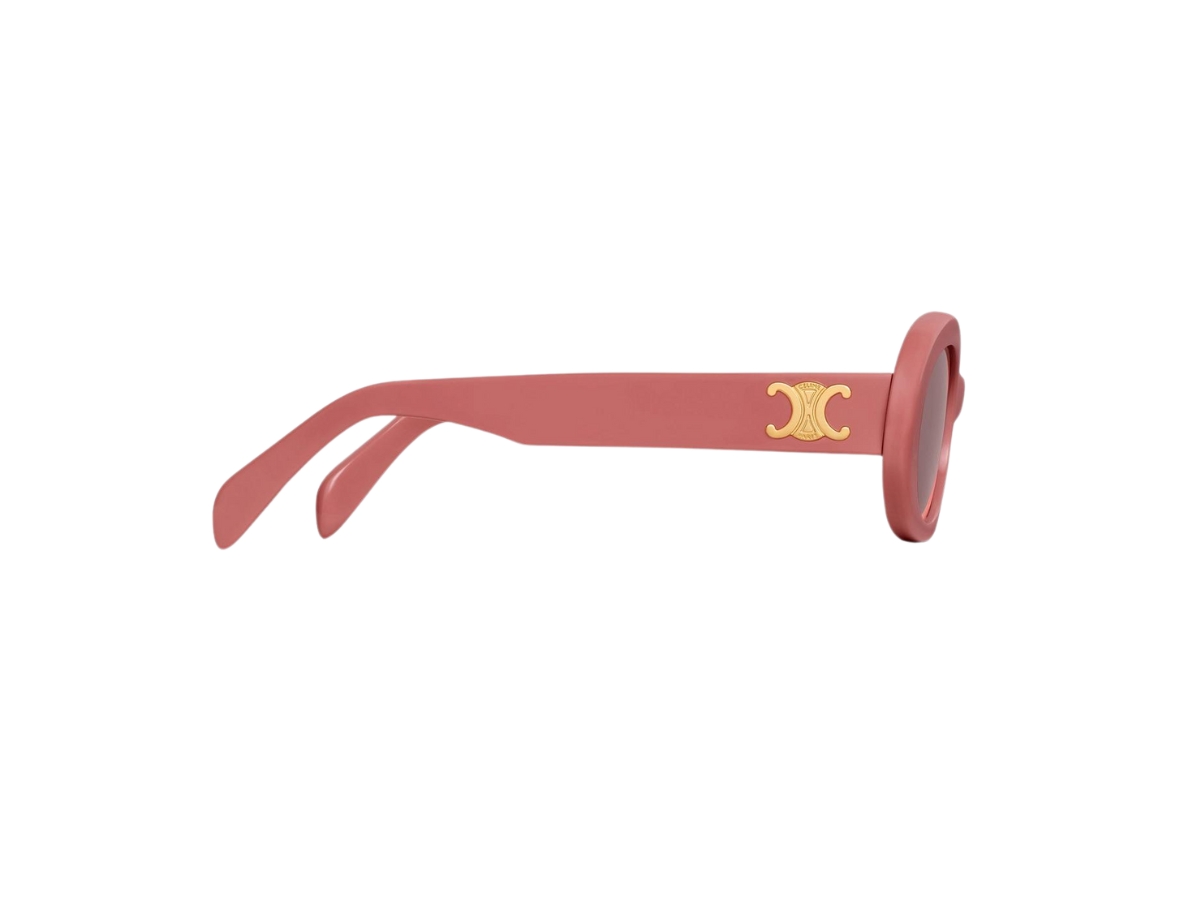 Celine TRIOMPHE 01 Sunglasses In Acetate Powder Rose New Leona ? | Celine Triomphe01 Powder Rose ??? 52-22-145  main image 2