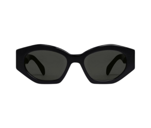 Celine Triomphe 08 Sunglasses In Acetate Black