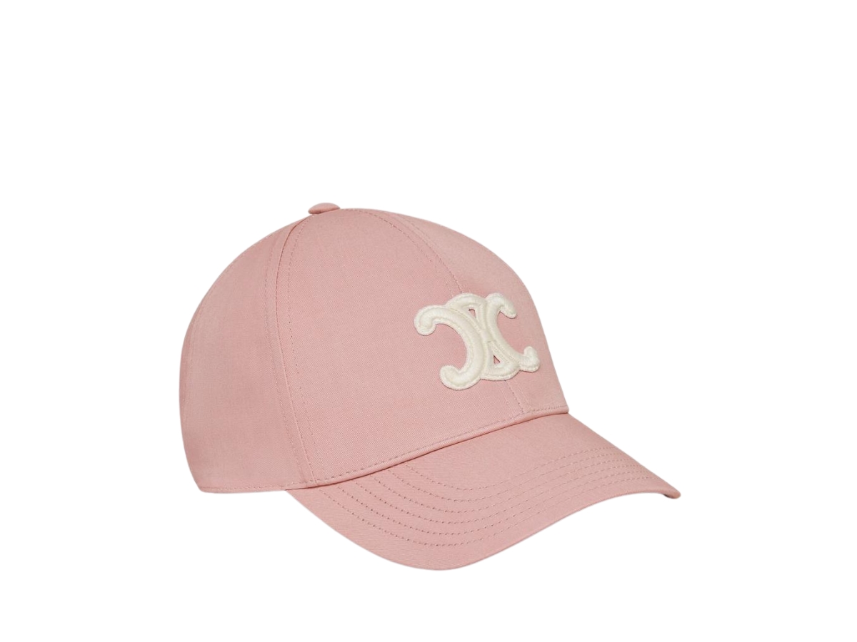 https://d2cva83hdk3bwc.cloudfront.net/celine-triomphe-baseball-cap-in-cotton-vintage-pink-4.jpg