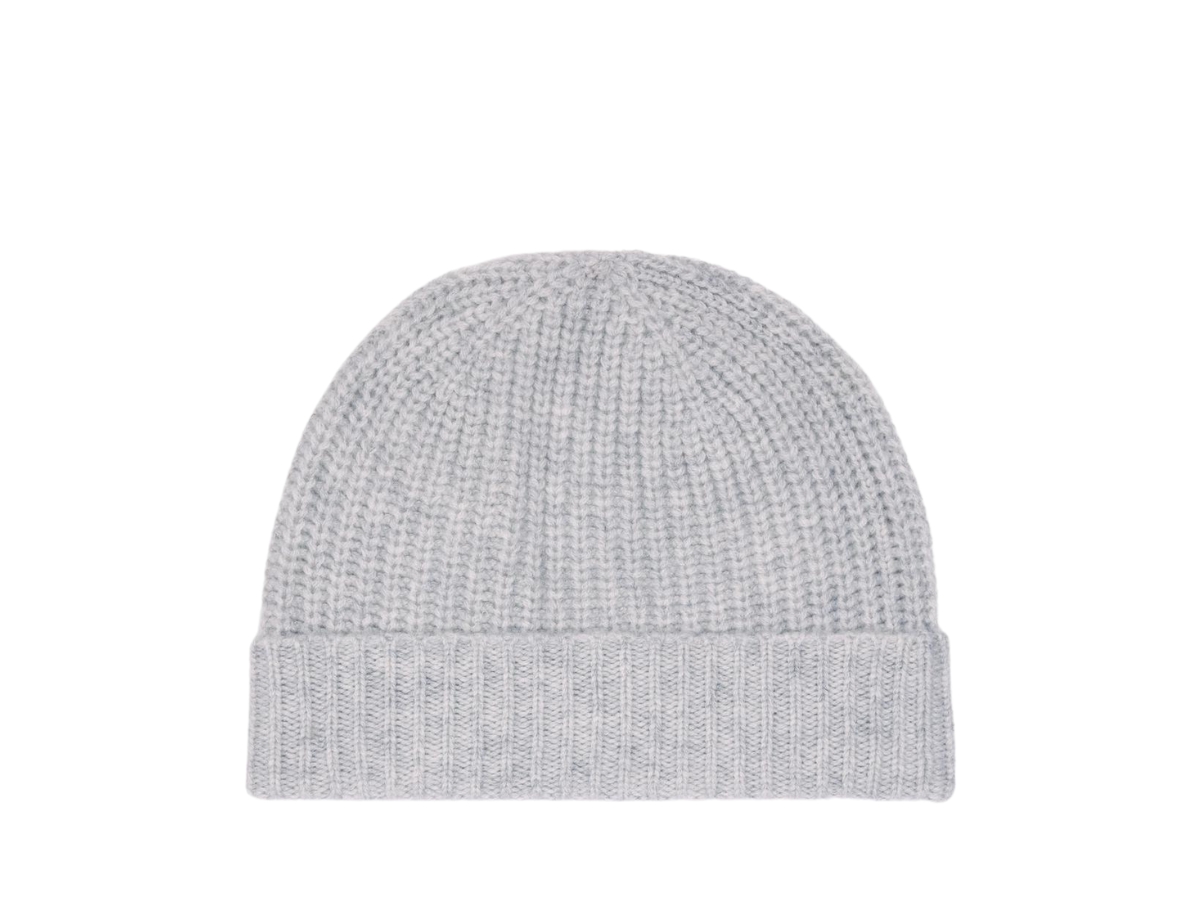 Celine Triomphe Embroidered Beanie In Seamless Cashmere