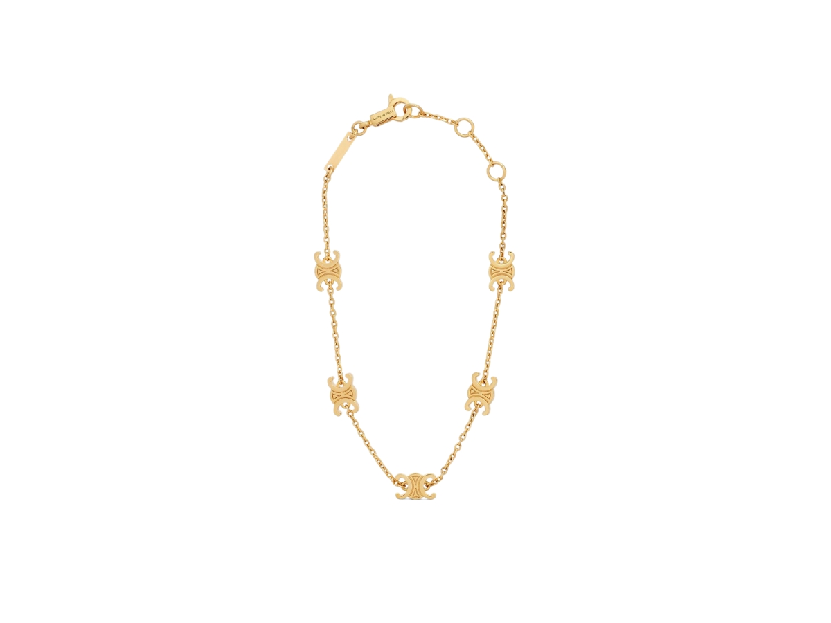 【CELINE】 Celine in brass bracelet with gold finish Women's Celine in brass bracelet with gold finish | CELINE | 24S