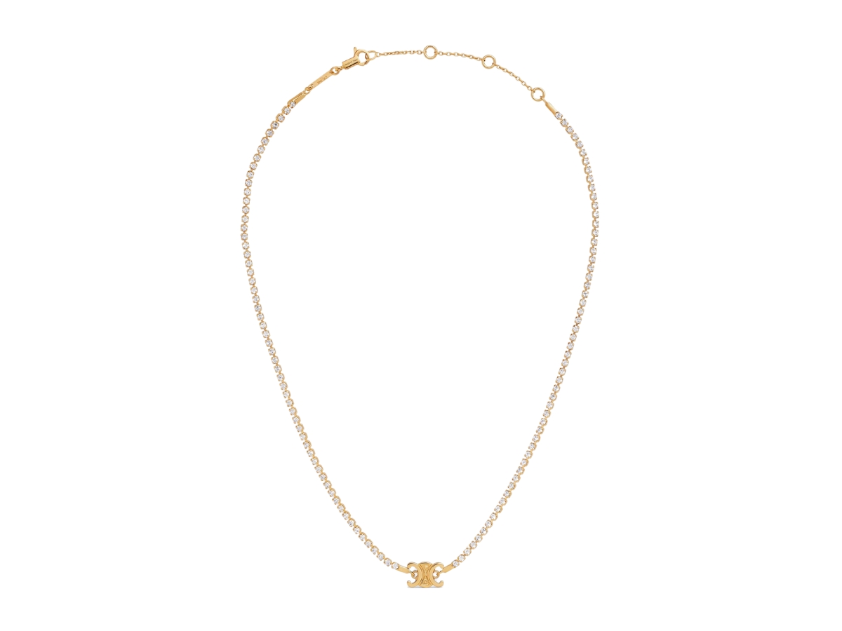 https://d2cva83hdk3bwc.cloudfront.net/celine-triomphe-sparkle-necklace-in-brass-with-gold-finish-and-strass-1.jpg