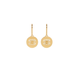 Celine Triomphe Studs In Brass With Gold Finish Gold