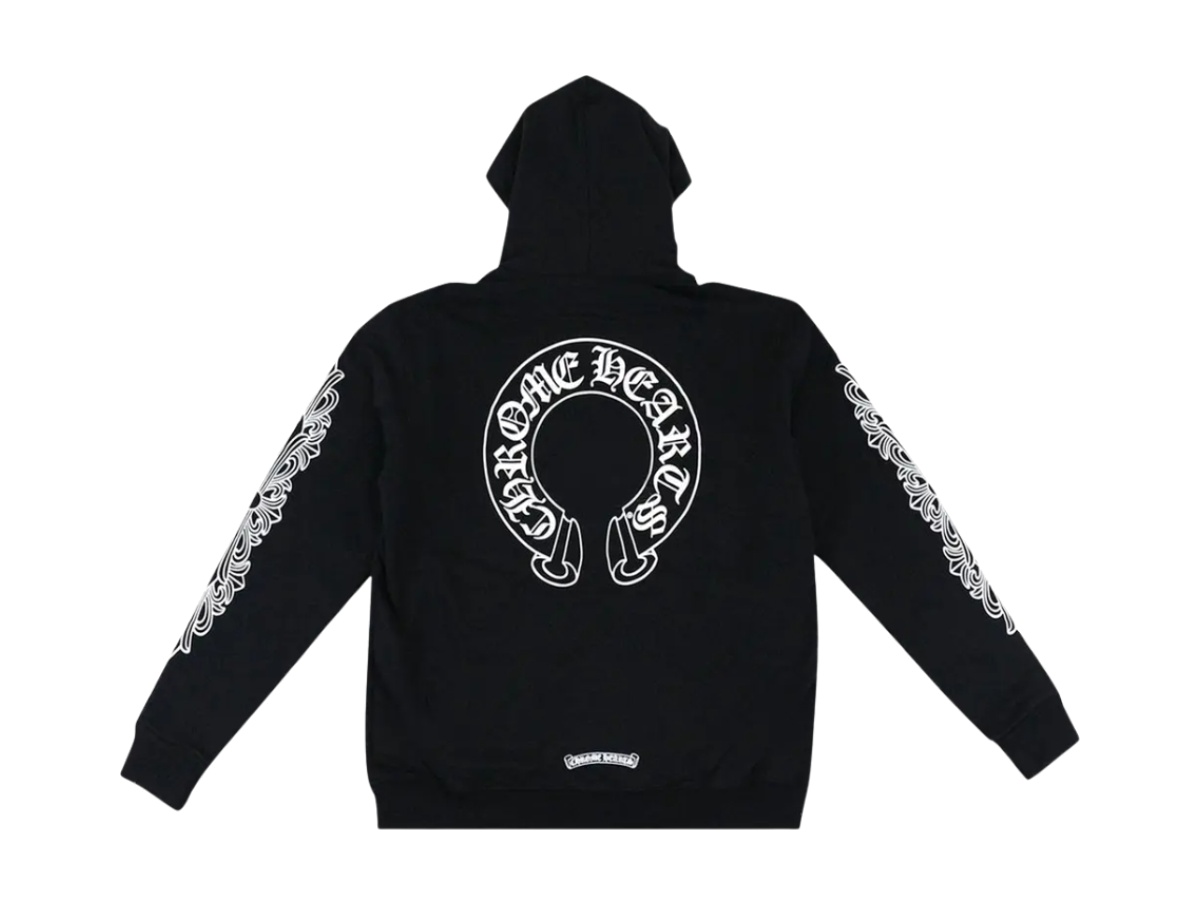 https://d2cva83hdk3bwc.cloudfront.net/ch-070-chrome-hearts-horseshoe-floral-cross-sleeve-zip-up-hoodie-black-white-2.jpg