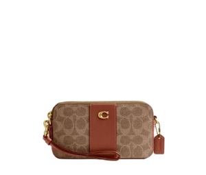 Buy Coach Kira Crossbody Bag in Colorblock Signature Canvas Brown at Sasom – Authentic and Ready to Ship