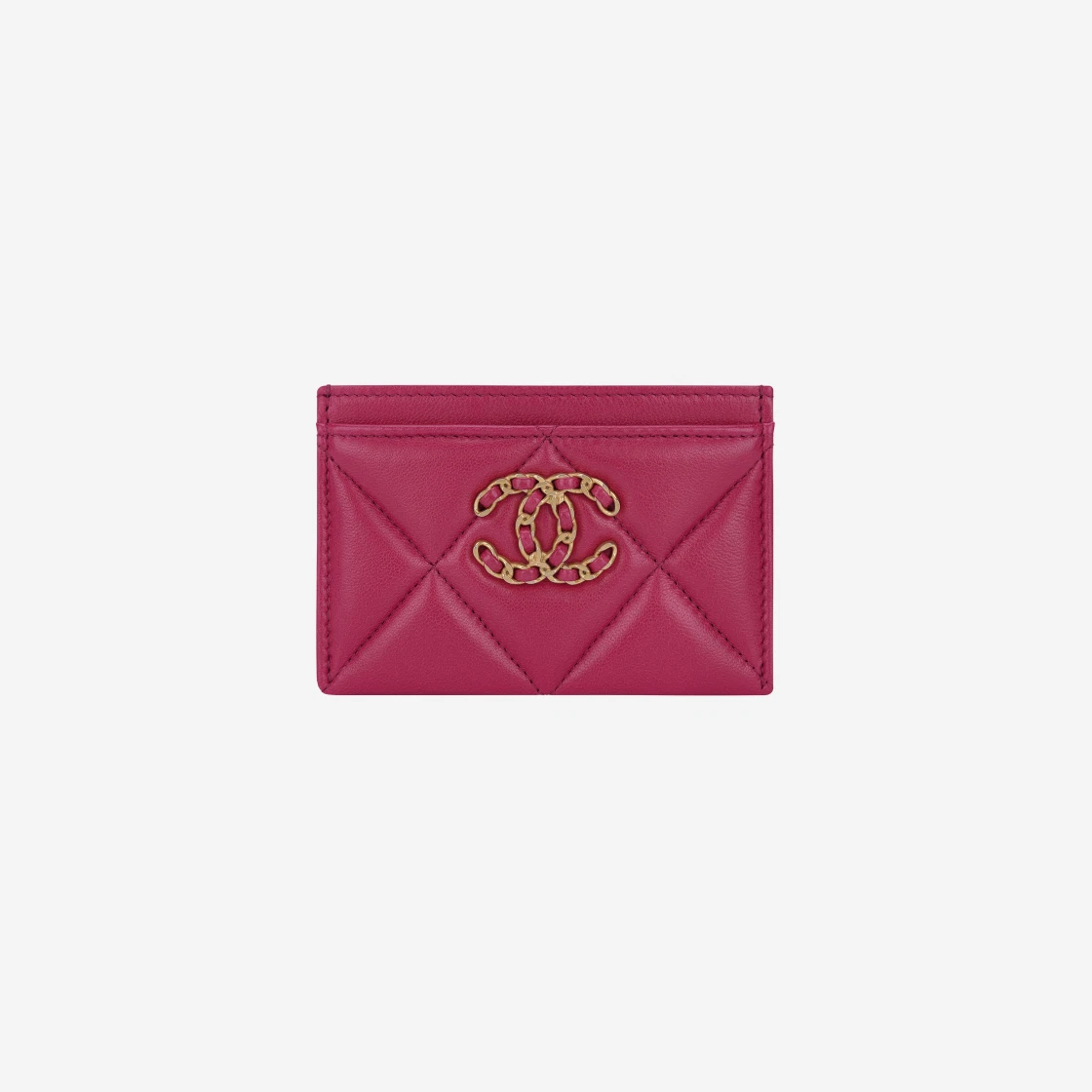 https://d2cva83hdk3bwc.cloudfront.net/chanel-19-card-holder-lambskin-%26-gold-dark-pink-1.jpg