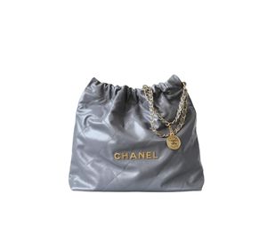 Chanel 22 Handbag Gray