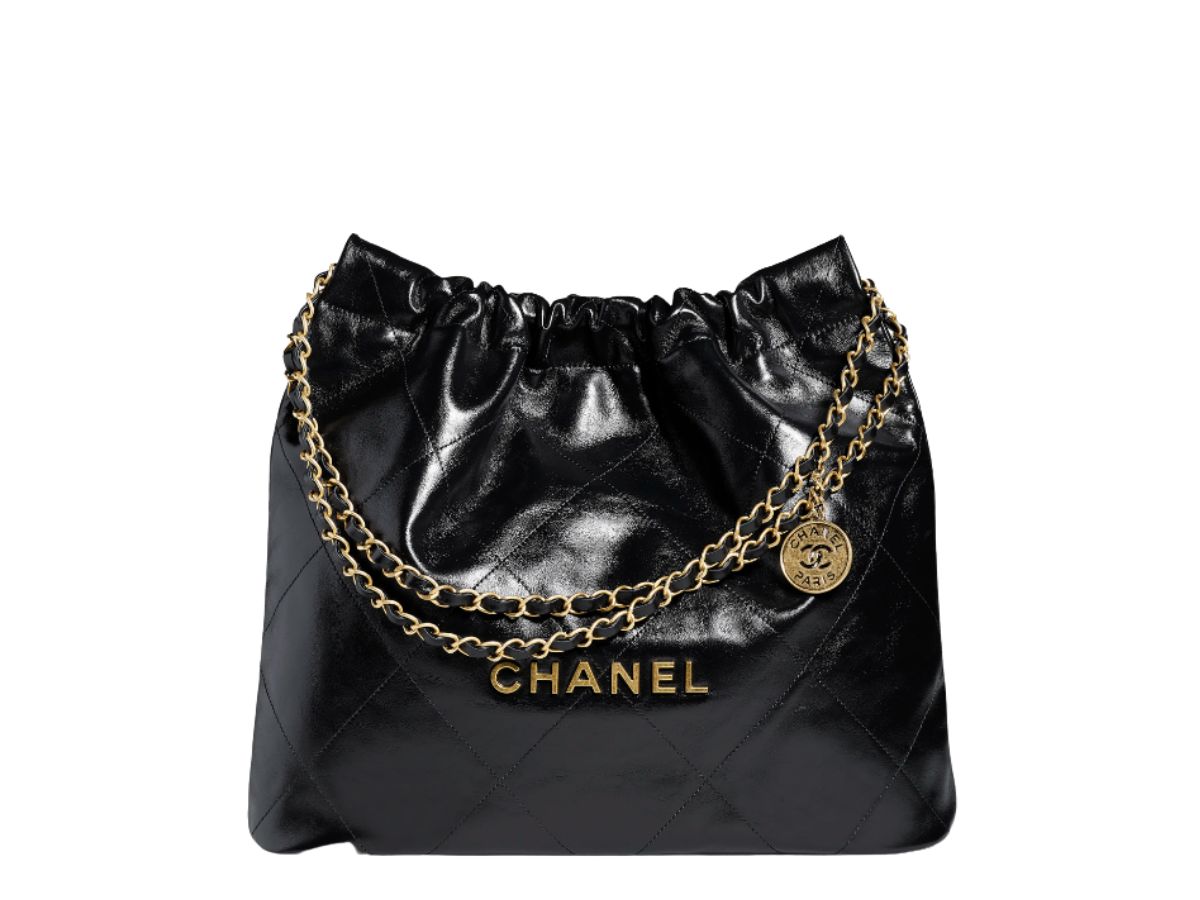 Shop CHANEL CHANEL 22 2022 SS Casual Style Chain Leather Elegant Style Logo  Totes (AS3262 B08037 94305) by sunnyfunny