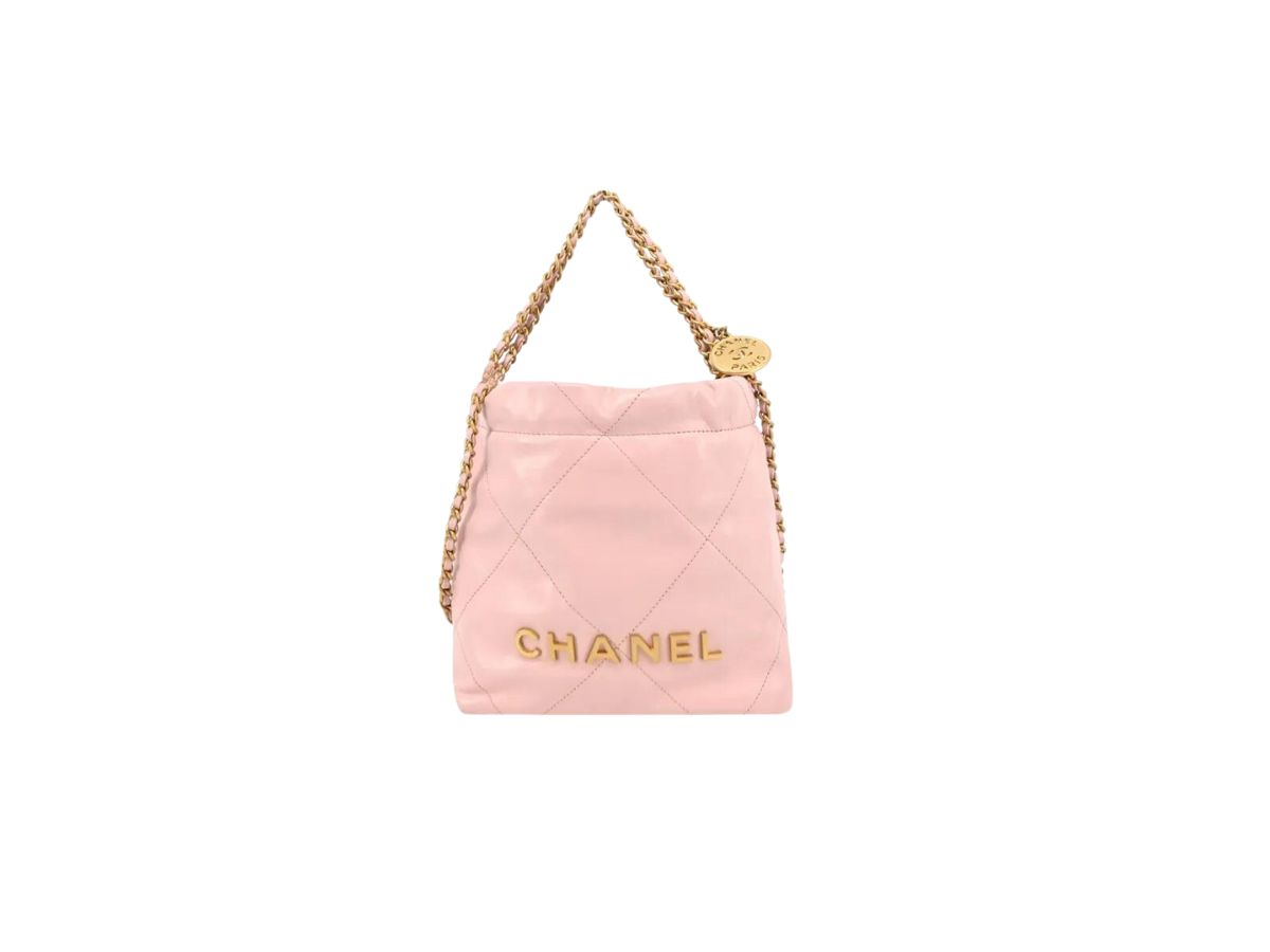 SASOM  bags Chanel 22 Mini Handbag In Shiny Calfskin With Gold-Tone Metal  Pink Check the latest price now!