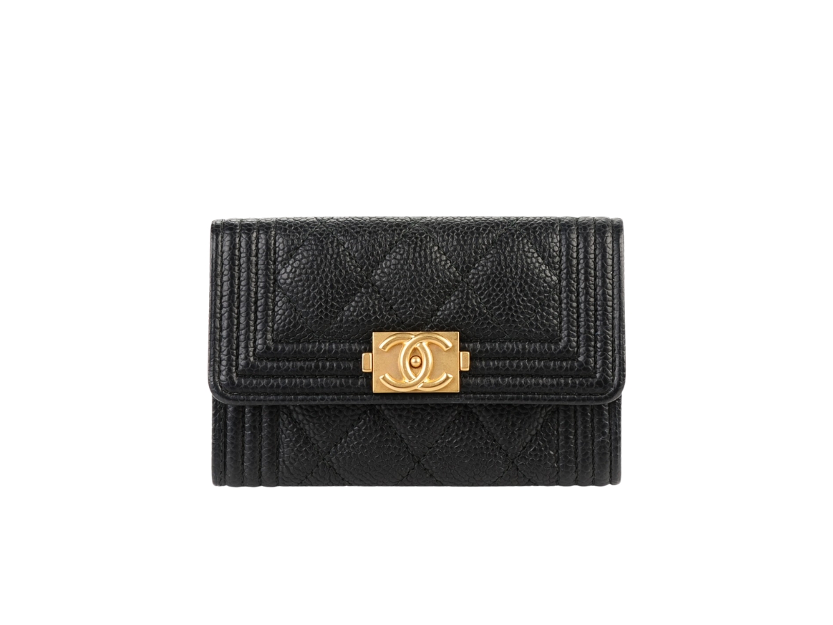 Chanel Boy Chanel Flap Card Holder