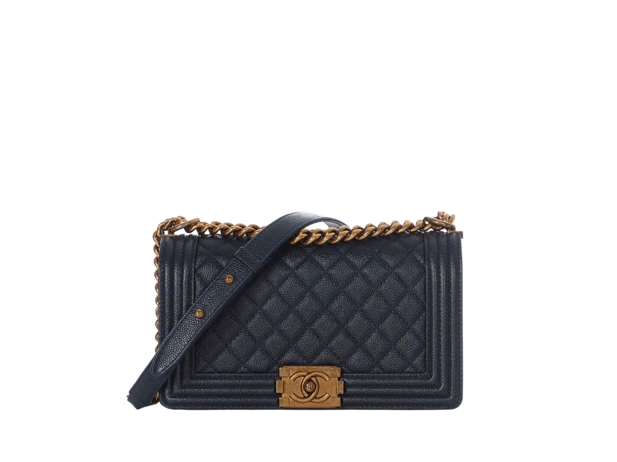 Boy leather handbag Chanel Orange in Leather - 38850532