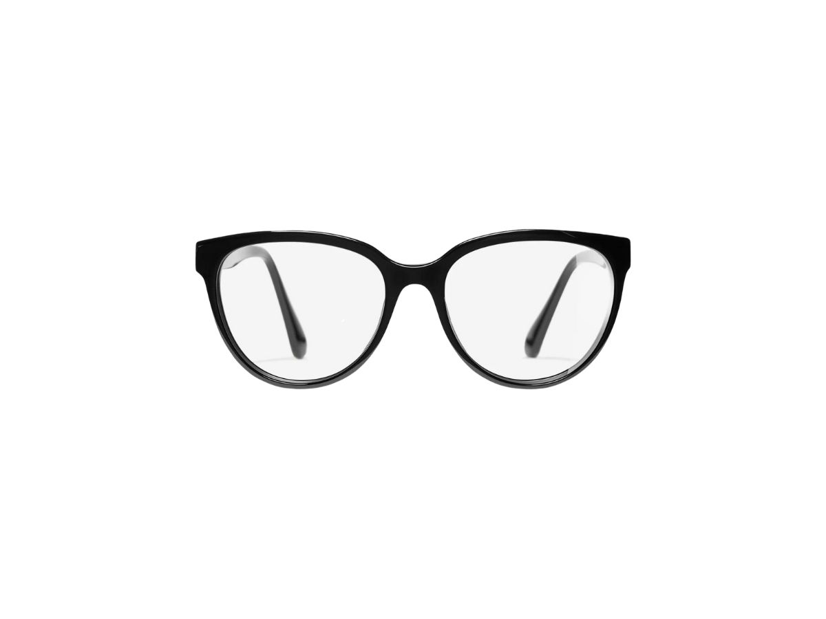 SASOM | เครื่องประดับ Chanel Butterfly Eyeglasses In Acetate Black With ...