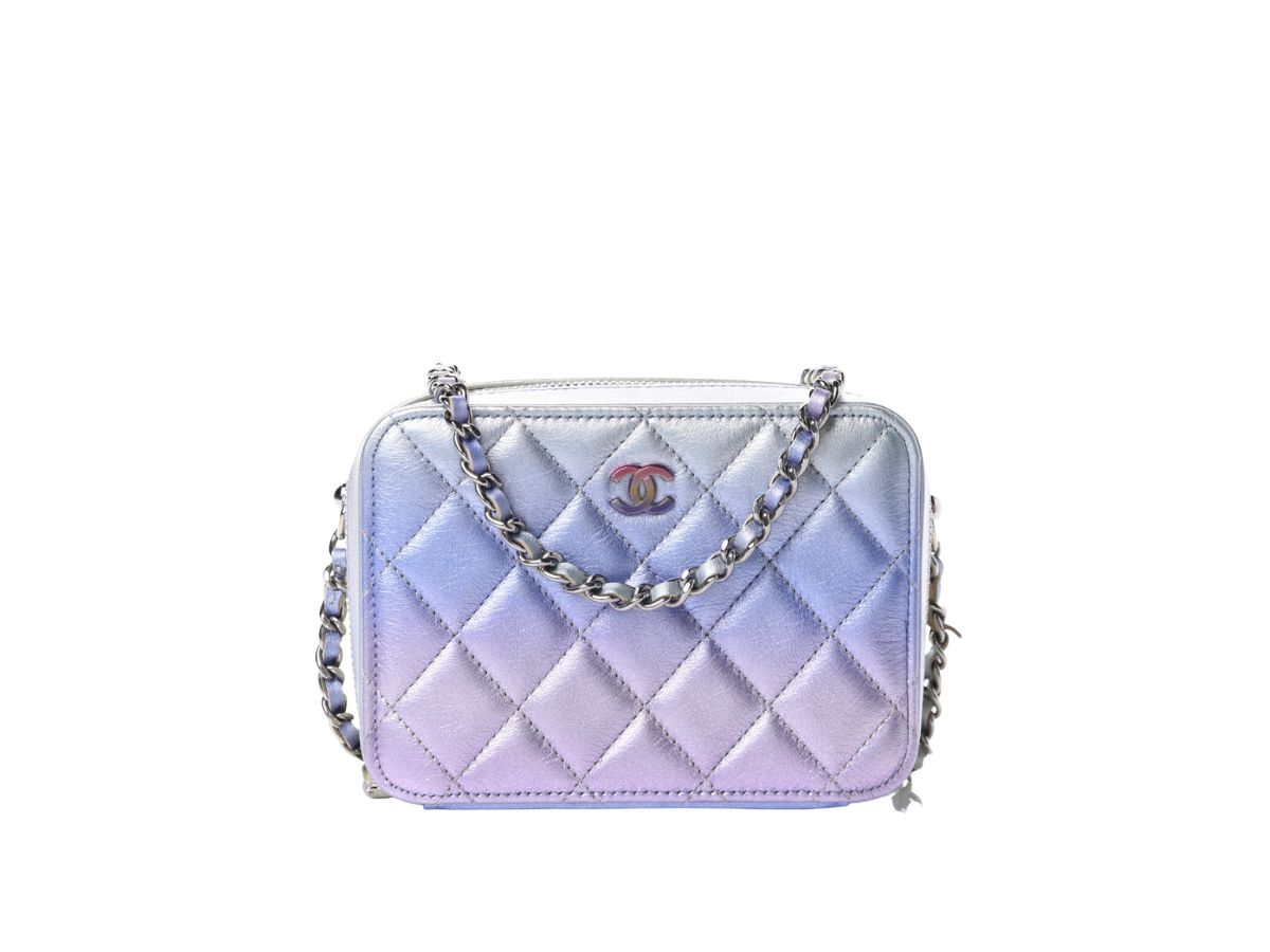 Chanel camera bag discount blue