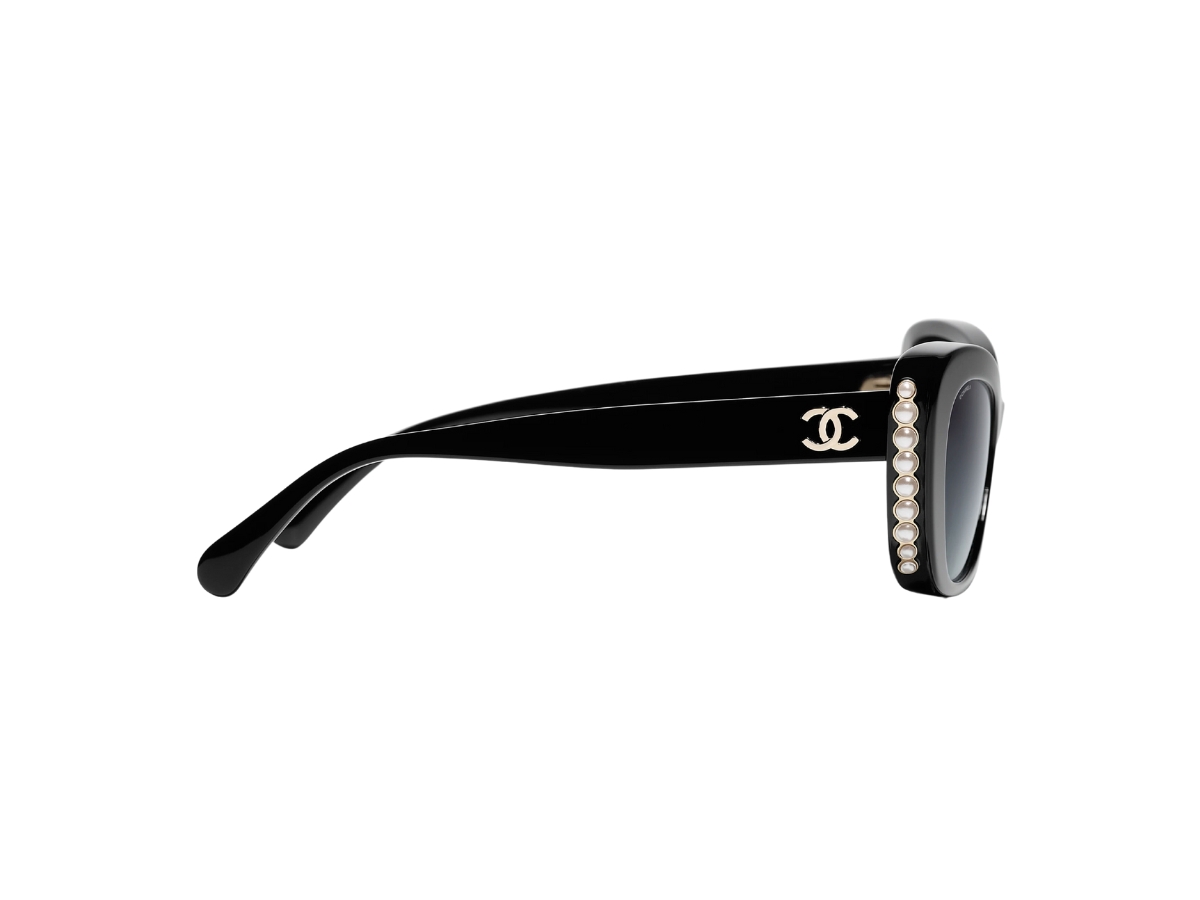 chanel gold cat eye sunglasses