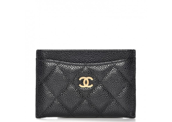 Chanel Card Holder Wallet in Black