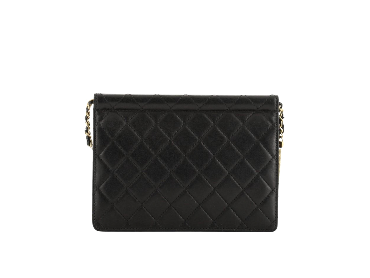 SASOM  กระเป๋า Chanel Chic Pearls Flap Bag Quilted Lambskin