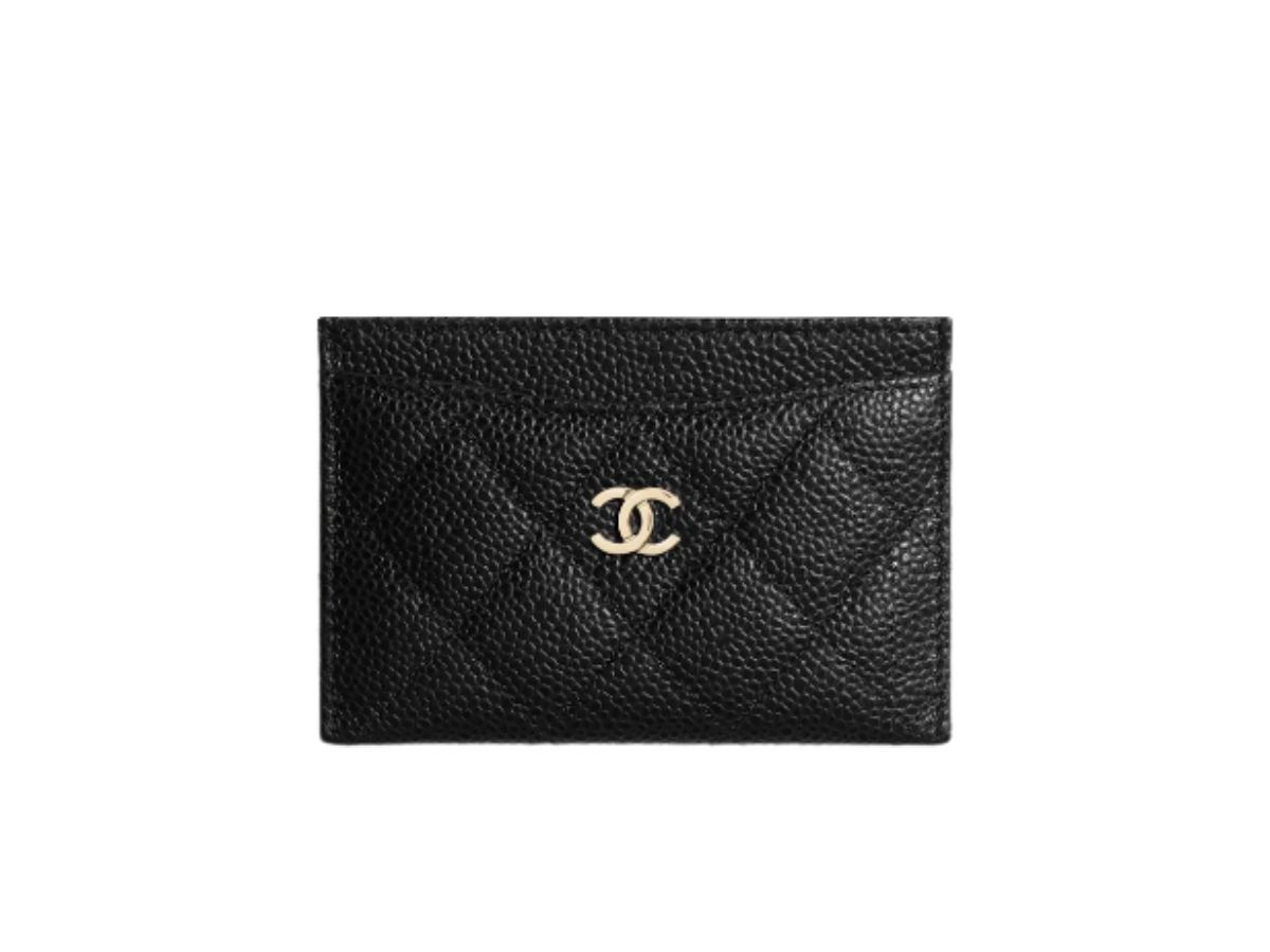 CHANEL Classic Long Zipped Wallet Grained Calfskin & Gold-Tone Metal. Black  - AP1927Y33352C3906 - Small leather goods