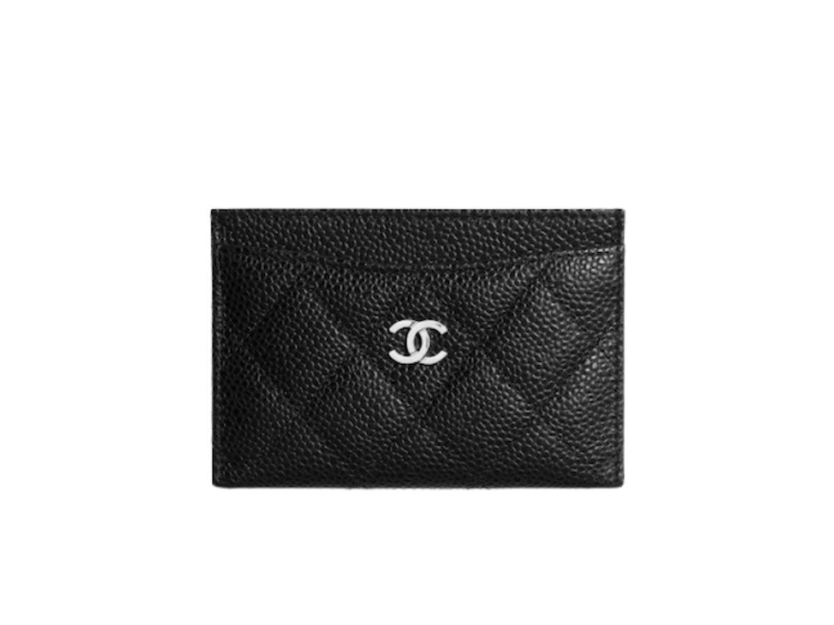 SASOM  Chanel Classic Card Holder Grained Calfskin