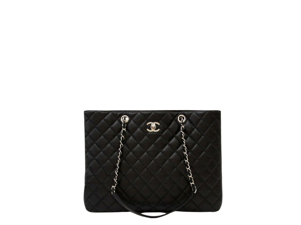 SASOM  bags Chanel Classic Large Tote Bag In Grained Calfskin With  Gold-Tone Metal Black Check the latest price now!
