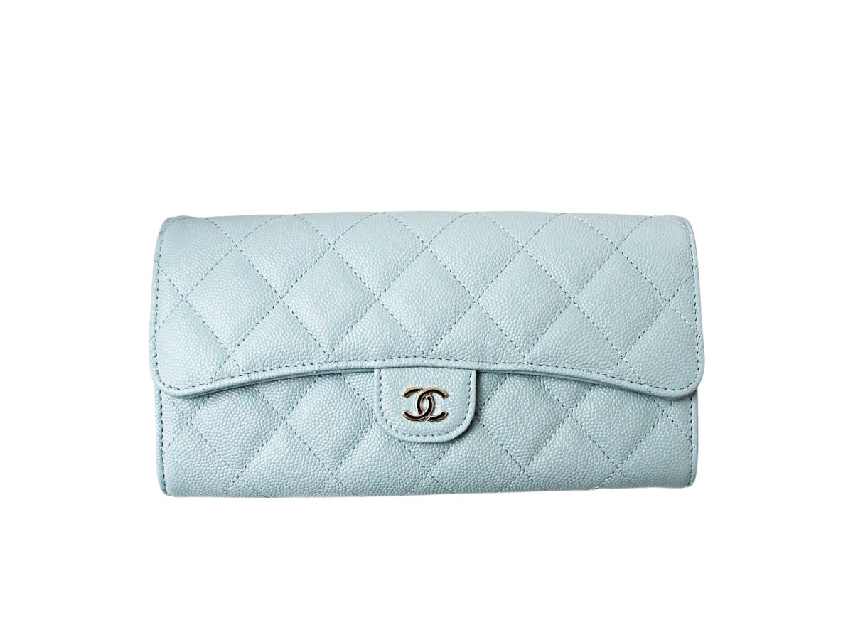 Chanel Black Quilted Lambskin Large Flap Wallet Silver Hardware, 2009-2010  Available For Immediate Sale At Sotheby's