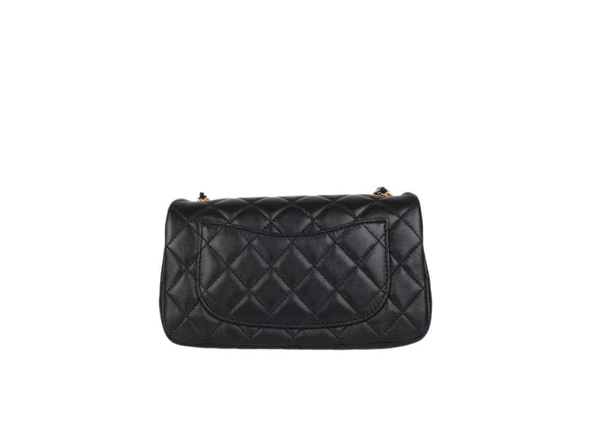 SASOM  bags Chanel Classic Mini Flap Bag with Pearl Crush In Lambskin With  Gold-Tone Hardware Black Check the latest price now!